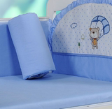 xf婴儿床品全床七件套纯棉季被高档面料欧洲款式被套床围