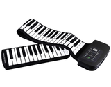 dg2016新款88键可充电手卷加厚手感带外音喇叭便携式软钢琴