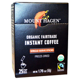 Mount Hagen-哈根山 纯天然冻干有机纯黑免煮速溶咖啡 25袋/盒