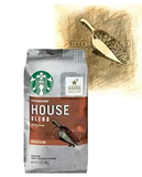 美国代购HOUSE星巴克咖啡粉中度烘焙蓝山咖啡340g