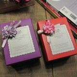 喜糖盒 婚庆婚礼 长方形喜糖盒子 纸盒  双花 特价款 多色 可放烟