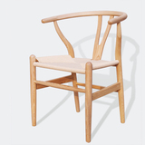 Y椅北欧创意靠背椅简约现代休闲咖啡扶手椅子咖啡全实木宜家餐椅