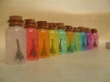 包邮DIY迷你星空瓶全套材料星云瓶彩虹瓶许愿瓶木塞小瓶巴黎铁塔