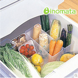 日本进口冰箱收纳盒 厨房置物 分隔储藏框 冷藏整理盒 冰箱储物格