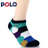Polo 8双 足球袜 夏季男士船袜 薄款男棉袜子浅口短袜 低帮运动袜