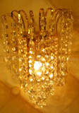 床头灯卧室壁灯金色壁灯水晶led欧式水晶壁灯金色客厅走廊过道灯