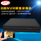 8路网络硬盘录像机NVR1080P百万高清数字ONVIF6 7路手机监控主机