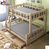 下铺母子床工厂直销纯实木儿童床上下床双层床 高低子母床上