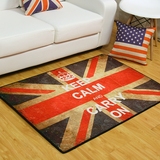 MINONO英伦风米字旗英国旗地毯客厅卧室茶几沙发地垫复古做旧创意