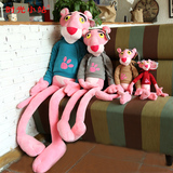 正版包邮超大号穿衣粉红顽皮豹子公仔粉红豹毛绒玩具儿童生日礼物