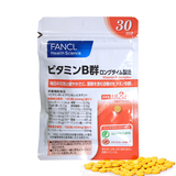 日本代购Fancl综合维生素B群VB维他命B抗疲劳控油祛痘30日5222