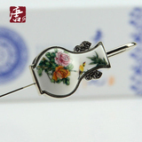 青花瓷花瓶书签 古典金属书签 中国风 特色创意出国礼品 支持定制