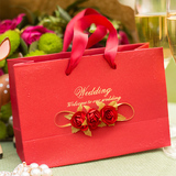 甜蜜日 欧式创意回礼袋 结婚礼盒婚庆礼品袋 可装烟喜糖盒包装袋