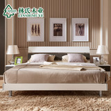 预林氏木业卧室成套家具1.8米双人床组合床头柜床垫衣柜YHTJC套装