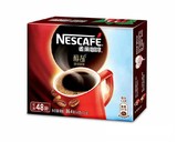 包邮雀巢咖啡醇品无糖纯黑咖啡速溶咖啡粉1.8g*48/盒装