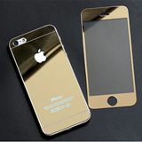 苹果6p彩色钢化膜苹果镜面钢化膜前后膜iphone6/5.5寸plus镜子膜