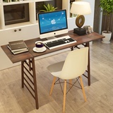 贝格森 简约书桌电脑桌台式家用现代简易写字台折叠创意办公桌子