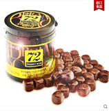 韩国进口零食 乐天72巧克力 72%纯黑巧克力 72黑巧克力 86g罐装