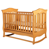 贝乐堡婴儿床实木欧式多功能宝宝摇篮床bb小摇床新生儿童床安抚床