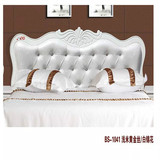 头板欧式软包床头简约双人定制烤漆床靠背板韩式公主床屏包邮床