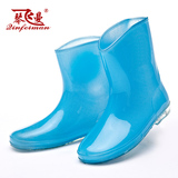 琴飞曼儿童雨鞋雨靴男女童宝宝水晶时尚防滑防水雨鞋