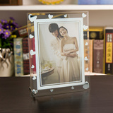 打印照片爱心相框摆台创意 婚纱影楼包邮买儿童画框其他正方形玻