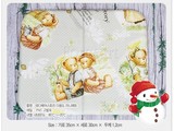 韩国进口 泰迪小熊 软PVC防滑垫子 儿童坐垫 可折叠 防水吸汗