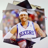 NBA全明星篮球球星 阿伦 艾弗森 A.I小艾8张装海报 贴纸壁画墙贴