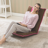 懒人小沙发榻榻米椅子日式可折叠单人地板椅床上靠背椅创意飘窗椅
