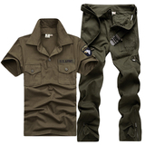 军野行户外军迷服饰服短袖夏季运动套装 特种兵体能训练服工作服