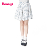 【商场同款】2016春季新款Honeys甜美时尚雪纺蓬蓬裙短裙