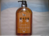 现货日本溫泉采用旅美人无色素 大容量马油洗发水 1000ML日本代购