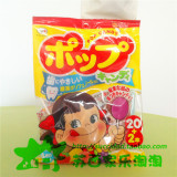 日本Fujiya不二家绿茶多酚护齿果汁棒棒糖20+2支(170g)混合水果味