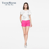 Teenie Weenie小熊专柜正品夏季新品女装棉质休闲短裤TTTH5S692I