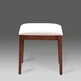 简约方凳梳妆凳实木餐凳餐厅椅子榉木凳子软包布艺皮艺换鞋凳北欧