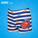 zoke2015新款男童泳裤汽车总动员卡通版儿童游泳裤专柜正品