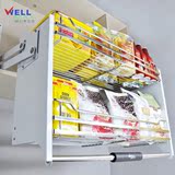 威万事/wellmax 加力型吊柜升降机橱柜缓冲升降机厨房多功能拉篮