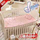 新生婴儿凉席亚麻冰丝幼儿园儿童床宝宝推车席子草席宝宝枕头夏季