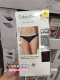 Calvin Klein/凯文克莱 ck女士90%棉三角内裤三条装 2包直邮