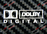 杜比Dolby  环绕 音响认证 标志LOGO 手机防辐射贴 金属贴  标贴