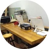 复古铁艺餐桌椅组合实木办公桌大型会议长桌loft电脑桌书桌工作台
