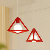 特价包邮创意三角形LED吊灯简约现代个性艺术卧室客厅餐厅灯具
