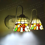 南方帝凡尼彩色灯饰玻璃卧室床头双头灯镜前灯葡萄系列走廊壁灯