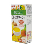 日本原装 明治辅食Meiji婴儿玉米糊/米粉 5个月起4g*6包 香港直邮