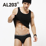 AL203男低腰窄边青年男士性感三角内裤棉质舒适内裤