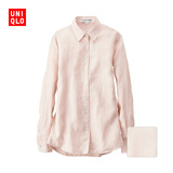 女装 IDLF麻质衬衫(长袖) 174662 优衣库UNIQLO