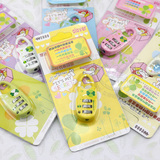 创意韩国可爱卡通迷你密码时尚挂锁日记箱包抽屉旅行必备密码锁