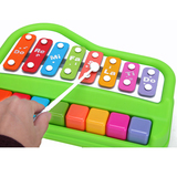 之盈1-2-3岁音乐超大钢琴八音手敲琴宝宝早教益智儿童玩具礼物海