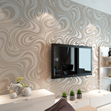 现代简约3D几何图案客厅卧室环保无纺布壁纸电视沙发床头背景墙纸