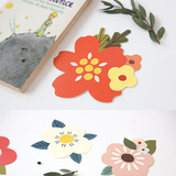 韩国创意花朵祝福小贺卡 留言卡 感恩卡片 8款